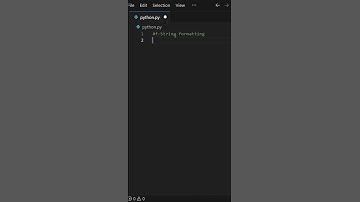 f-string formatting trick! ( python for beginners ) #python #strings