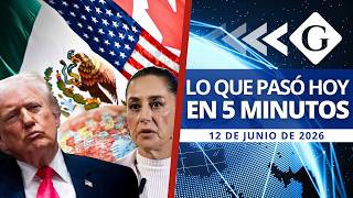 🔵 Noticias 12 junio: TRUMP AMENAZA A MÉXICO Y CANADÁ CON ROMPER TRATADO DE COMERCIO| Noticiero