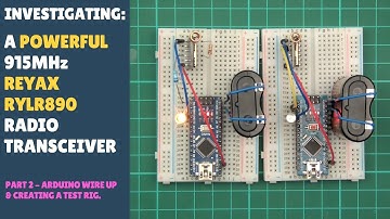 Testing Long Range Wireless 915Mhz RF LoRa Transceiver Module REYAX RYLR890 RYLR896 Arduino Part 2