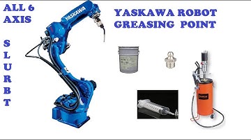 #YASKAWA ROBOT GREASING POINTS AND #GREASING METHOD