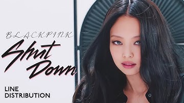 BLACKPINK — Shut Down | Line Distribution