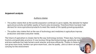 LST 110 Argumentative presentation 1