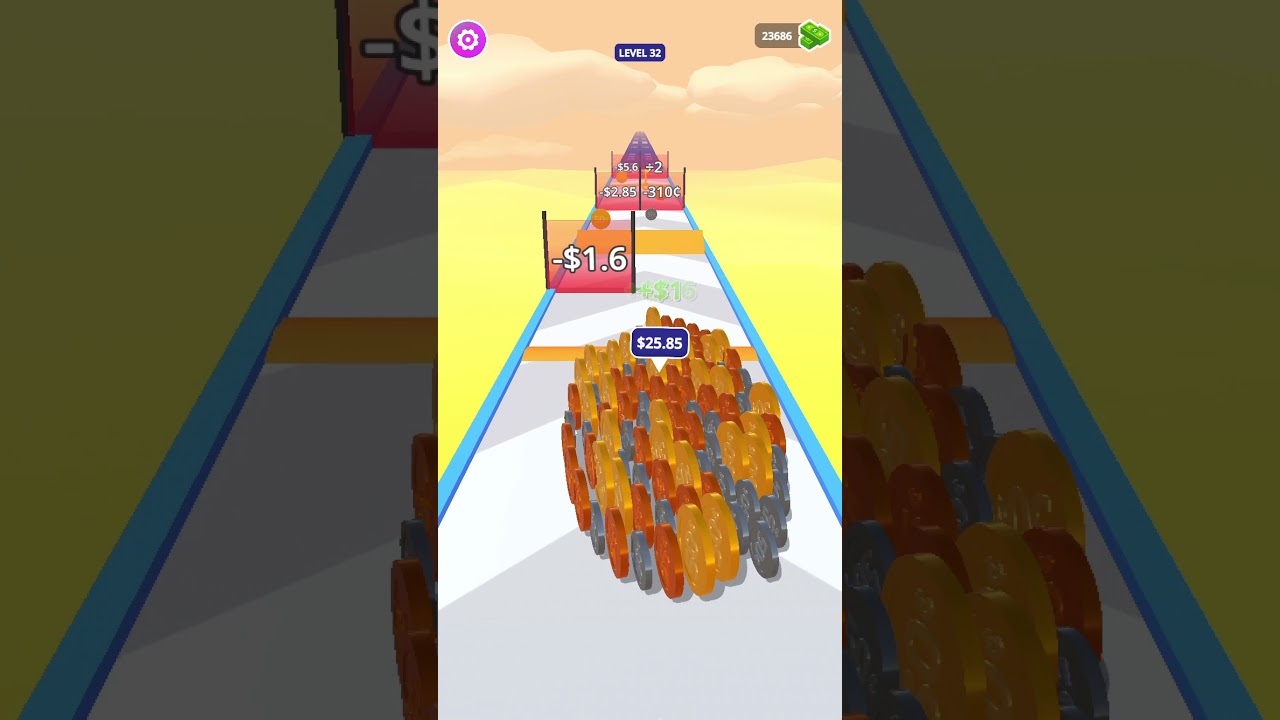 Money Rush gameplay level 32 TalhaPro Best Hyper Casual Offline Mobile Games Free Games 