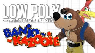 Banjo & Kazooie  Low Poly (Evolution of Characters in Games)  Episode 8