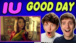 IU 'Good Day' MV REACTION!!