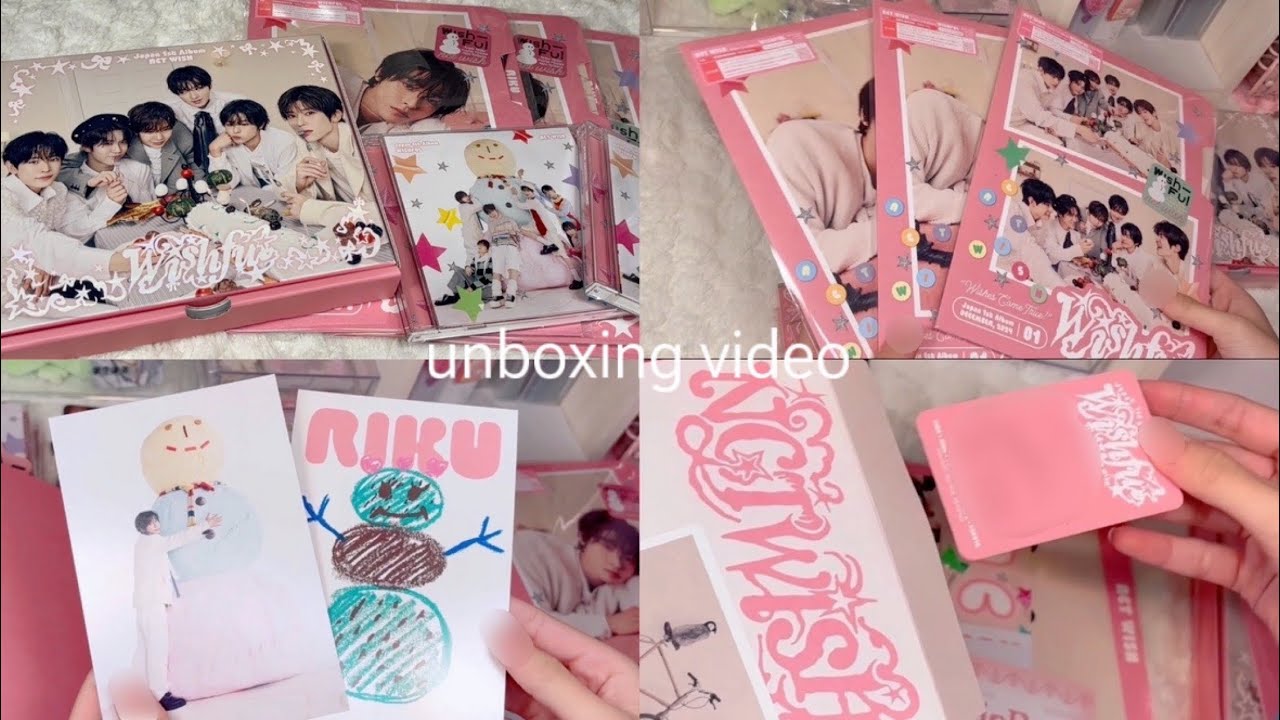 【NCT WISH】wishfulを開封✨ / unboxing video / アルバム開封 / 開封動画