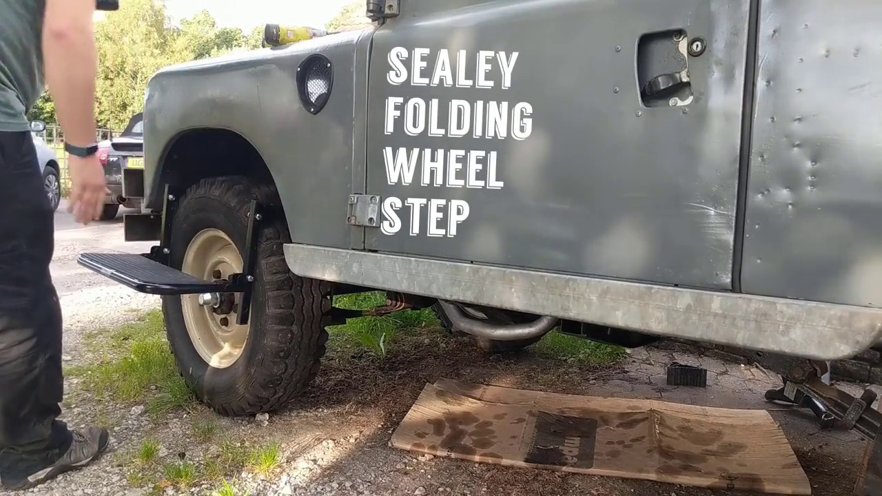 Sealey Folding Wheel Step tested on a Land Rover Series 3
