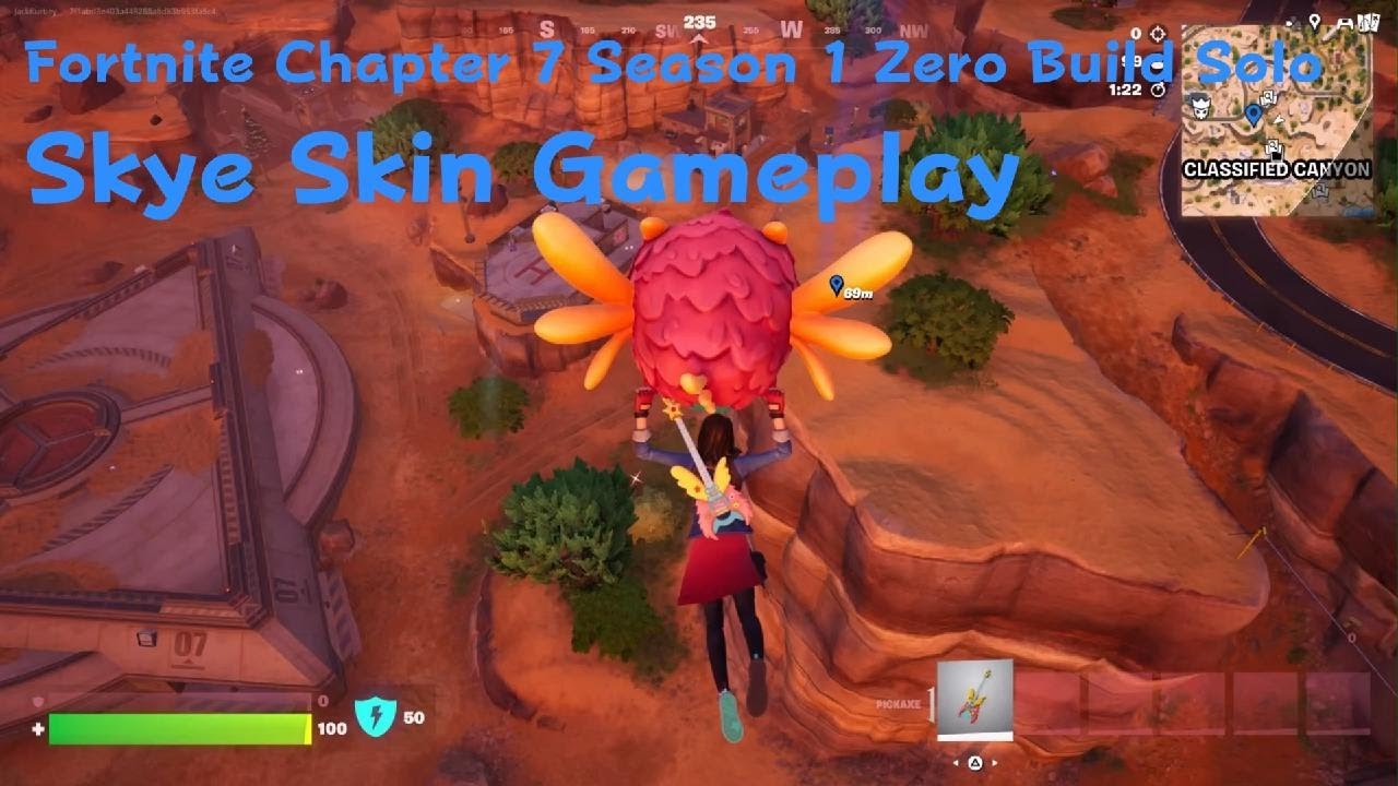 Fortnite Chapter 7 Season 1 Zero Build Solo Skye Skin