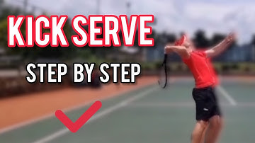 Kick serve Fundamentals (step by step second serve analysis)