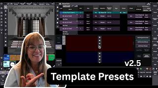 Template Presets in MA3 v2.5