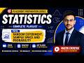 Random Experiments and Probability| Statistics Complete Playlist for Placements & Competitive Exams