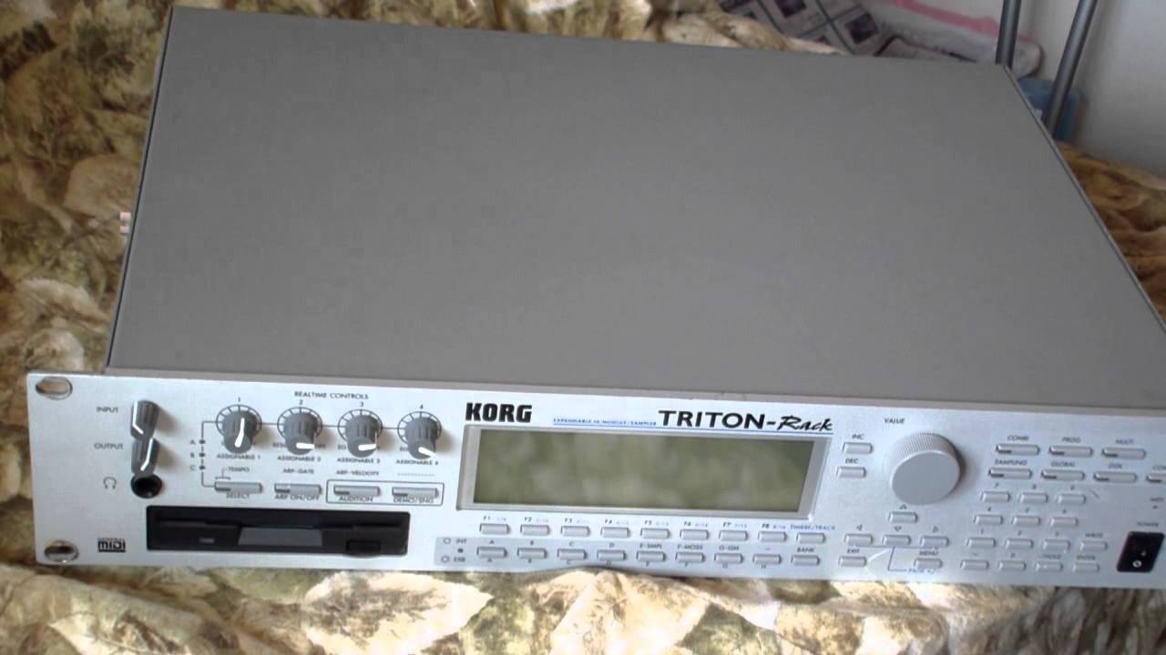 Korg Triton Rack Install Video EXB PCM