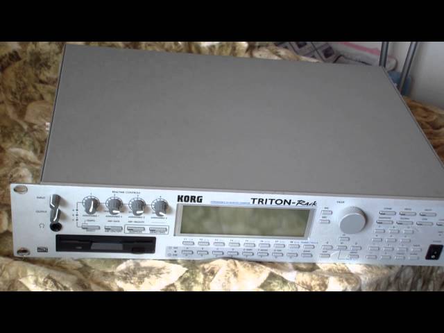 Korg Triton Rack Install Video EXB PCM - YouTube