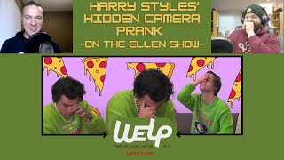 Harry Styles - Pranking the Pizza Delivery Guy (on Ellen) REACTION
