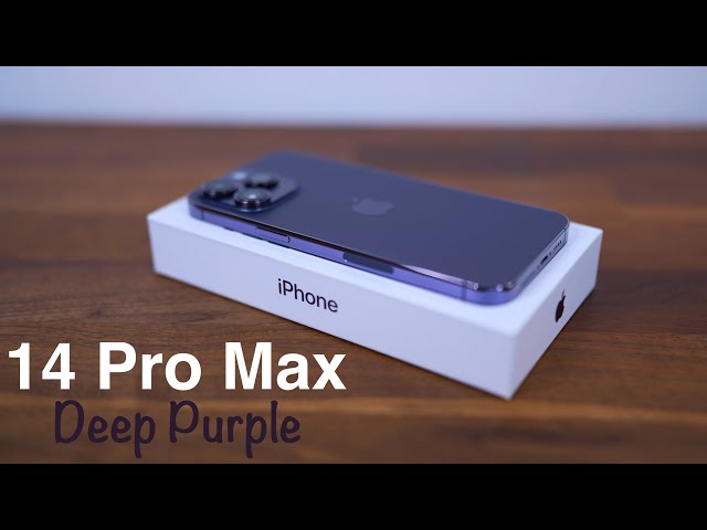 iPhone 14 Pro Max Deep Purple Unboxing