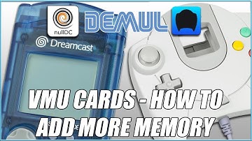 How To Add More VMU Sega Dreamcast Memory Cards -ReDream - NullDC -Demul