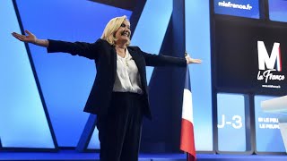 En meeting à Perpignan, Marine Le Pen appelle au vote pour faire 