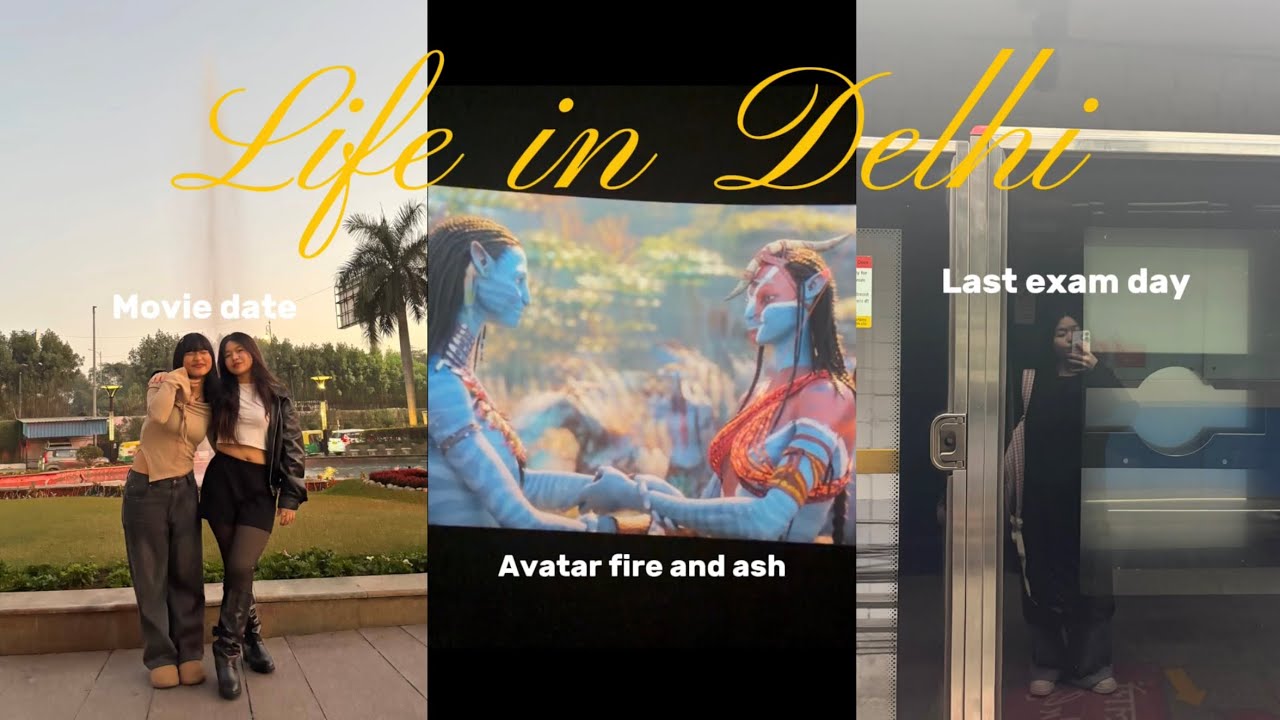 Last vlog of the year🌟Grwm| Movie date| last exam 