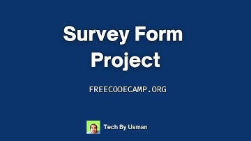 Build a Survey Form Project on FreeCodeCamp.org | Part 1 (20%) Answers Completed