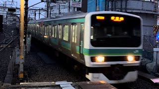 【今日は5月31日】531H 常磐快速線 E231系0番台マト124＋マト108編成 快速 取手行 松戸駅1番線 入線 0330-02