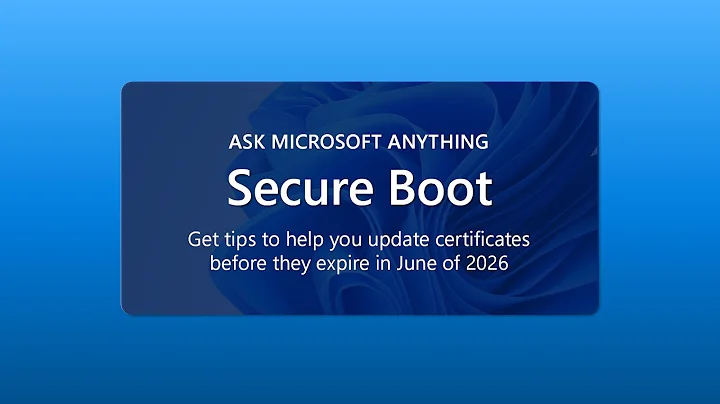 AMA: Secure Boot