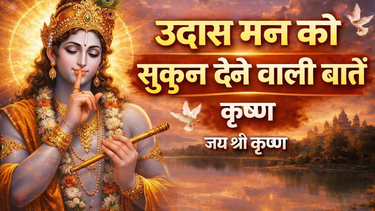 उदासी में सुकून के शब्द | Shree Krishna Motivational Speech | Krishna Vani | #krishnamotivation