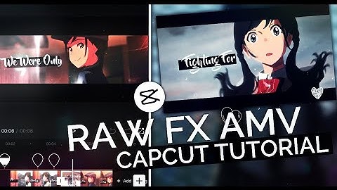Tutorial Seamless Transition AMV Raw fx || CapCut AMV #1