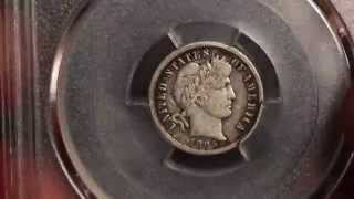 CoinGuy Ep 3: 1895-O Barber Dime PCGS F15, Key Date!