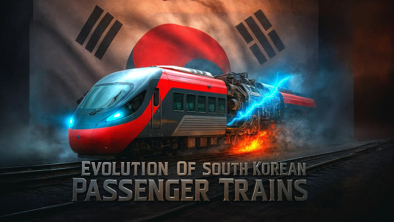 Эволюция южнокорейских пассажирских поездов 🇰🇷🚄 | Потрясающие трансформации с помощью ИИ