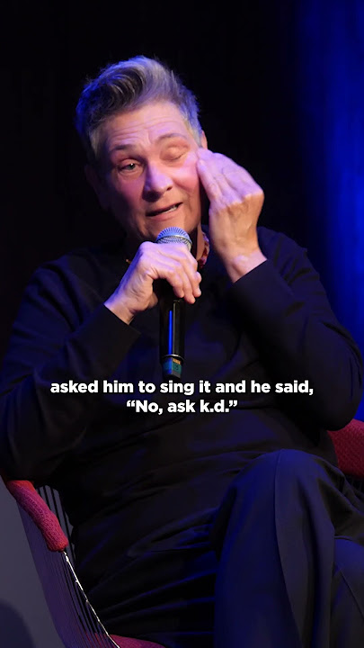 k.d. lang on Performing 