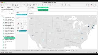 Creating a Geographic Map in Tableau