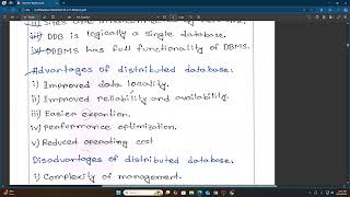 Distributed Database Management System || Chapter 1 || Nahidul Arafat || Bangla (Midterm exam)