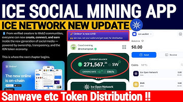 Online+ App Mining Back By Ice Network Full Review | Sunwave/ Sealsend/ CallToken Distribution?