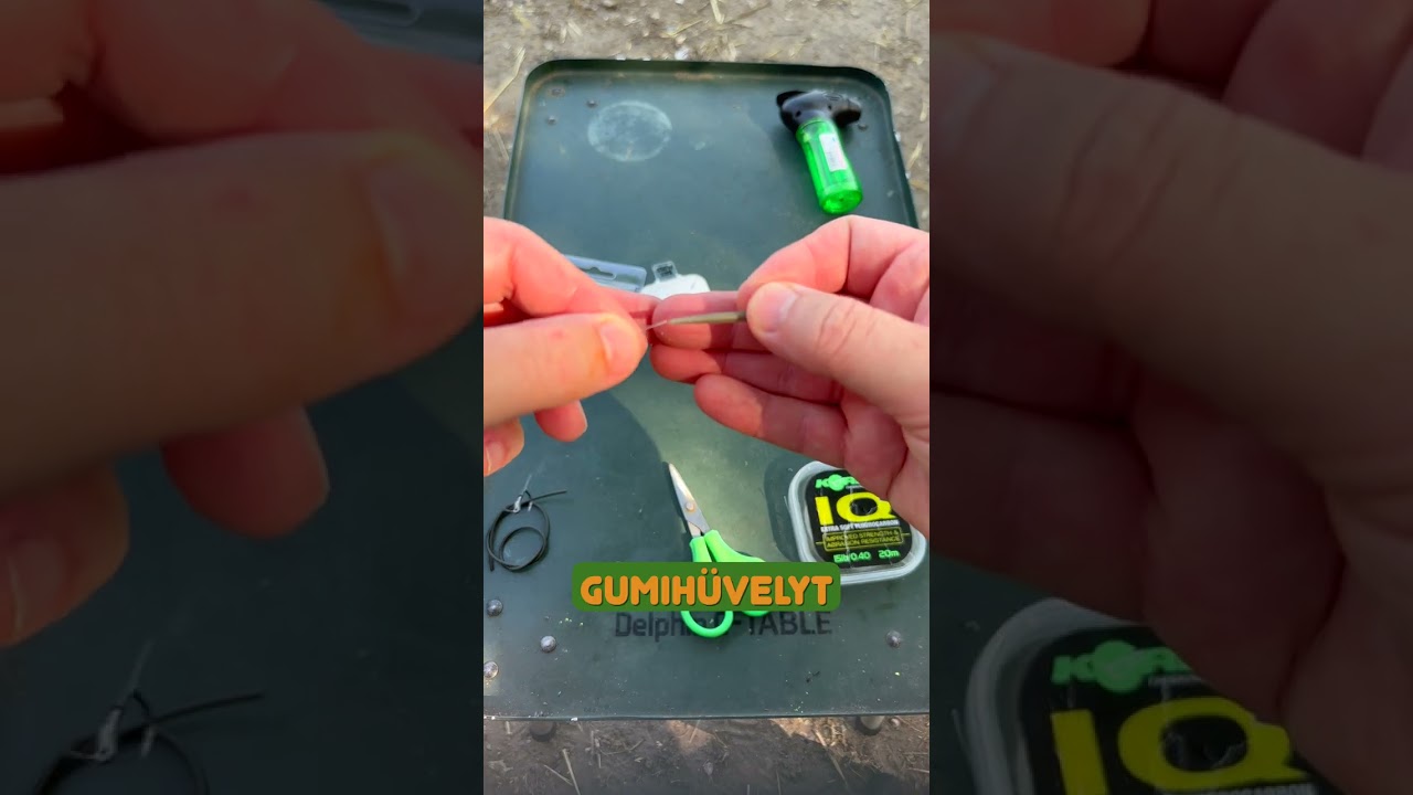 Tying a D-rig step by step — a boilie rig for carp