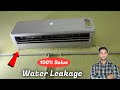 Split ac water leakage corner side