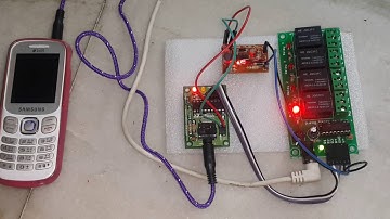 Relay switch using dtmf
