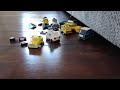 Slippery road  lego car crash pileup