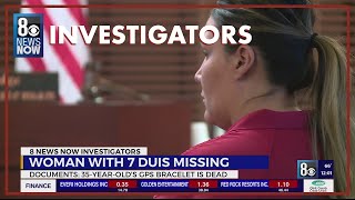 Las Vegas woman arrested for 7 DUIs is missing, GPS bracelet dead, court says