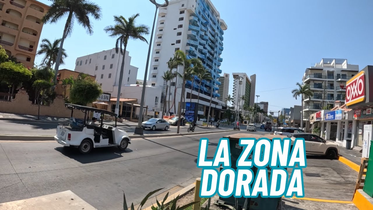 La zona Dorada de MAZATLÁN, av. camarón sabalo