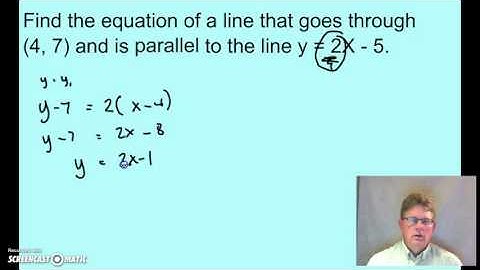 HGeo 3.5 Write and Graph Equations of lines