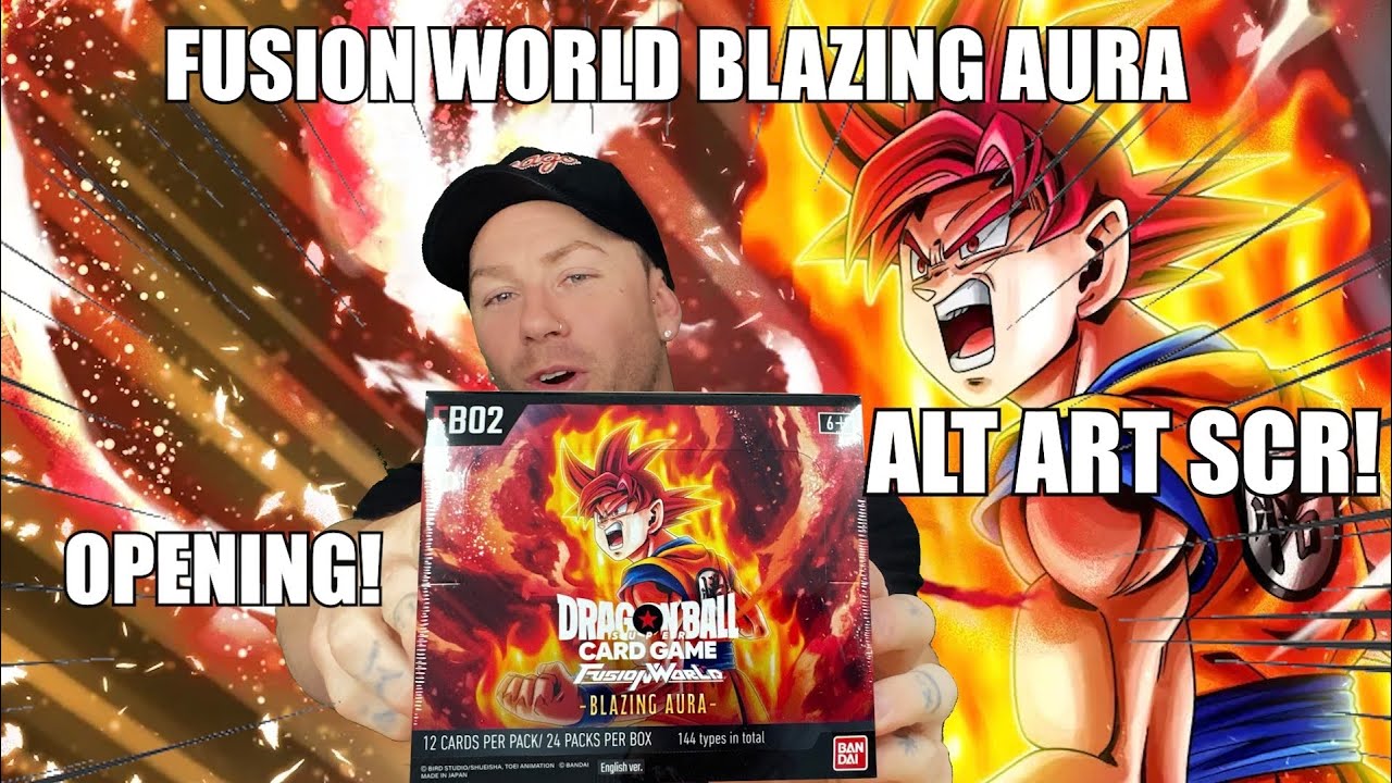 Fb02 Blazing Aura! Fusion World, Dragonball Super Card Game!