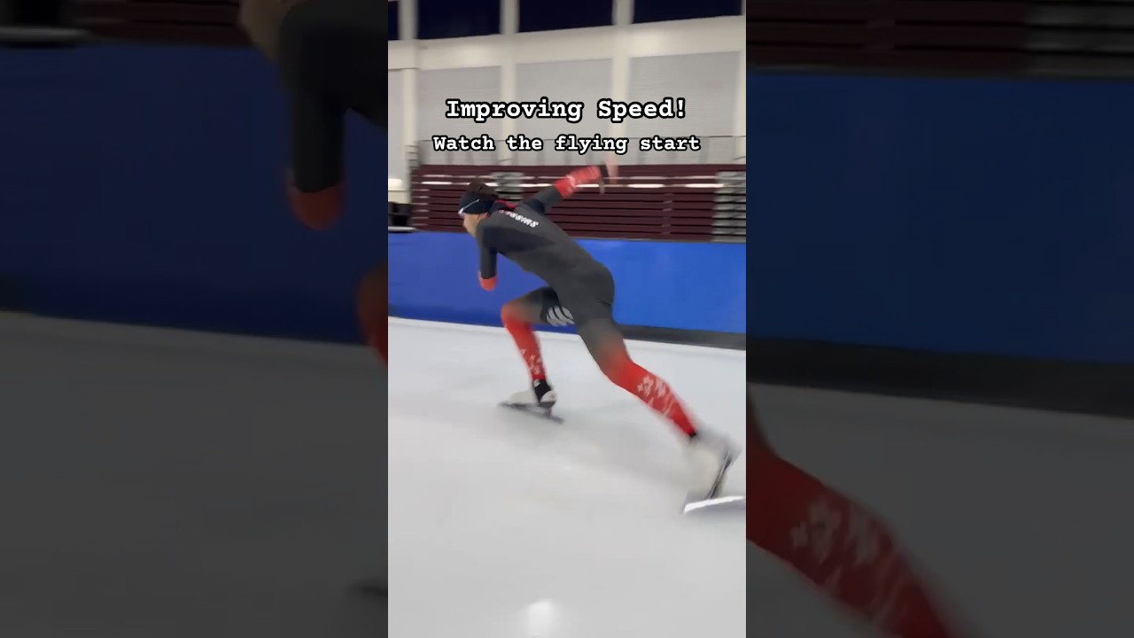 Intense Training at the Utah Olympic Oval! 🇨🇭⛸️ 