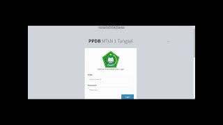 Tutorial for 2021/2022 PPDB MTsN 1 South Tangerang City