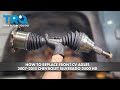 How to Replace Front CV Axles 2007-2014 Chevrolet Silverado 2500 HD