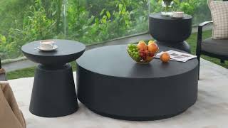 [ELEMENTI HOME] CHRONOS SIDE TABLE LARGE FCG07SL