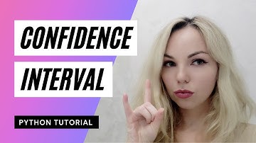 Confidence interval - concept and calculation in PYTHON