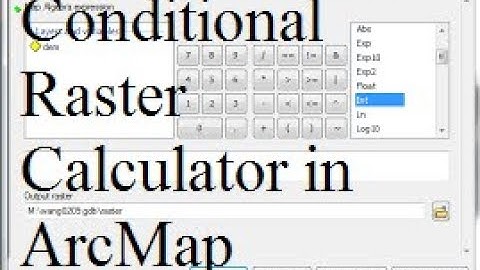 How to Write and Execute Conditional (Con) Raster Calculator in ArcMap 10.5: Emmisivity Calculation