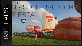 2012 Bristol Balloon Fiesta Time Lapse