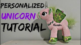 Cricut Tutorial DIY Personalized Stuffed Animal | Quick and Easy | DOLLAR TREE CRICUT CRAFT TUTORIAL