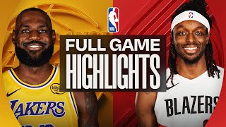LAKERS at TRAIL BLAZERS | FULL GAME HIGHLIGHTS | January 17, 2026 screenshot 1